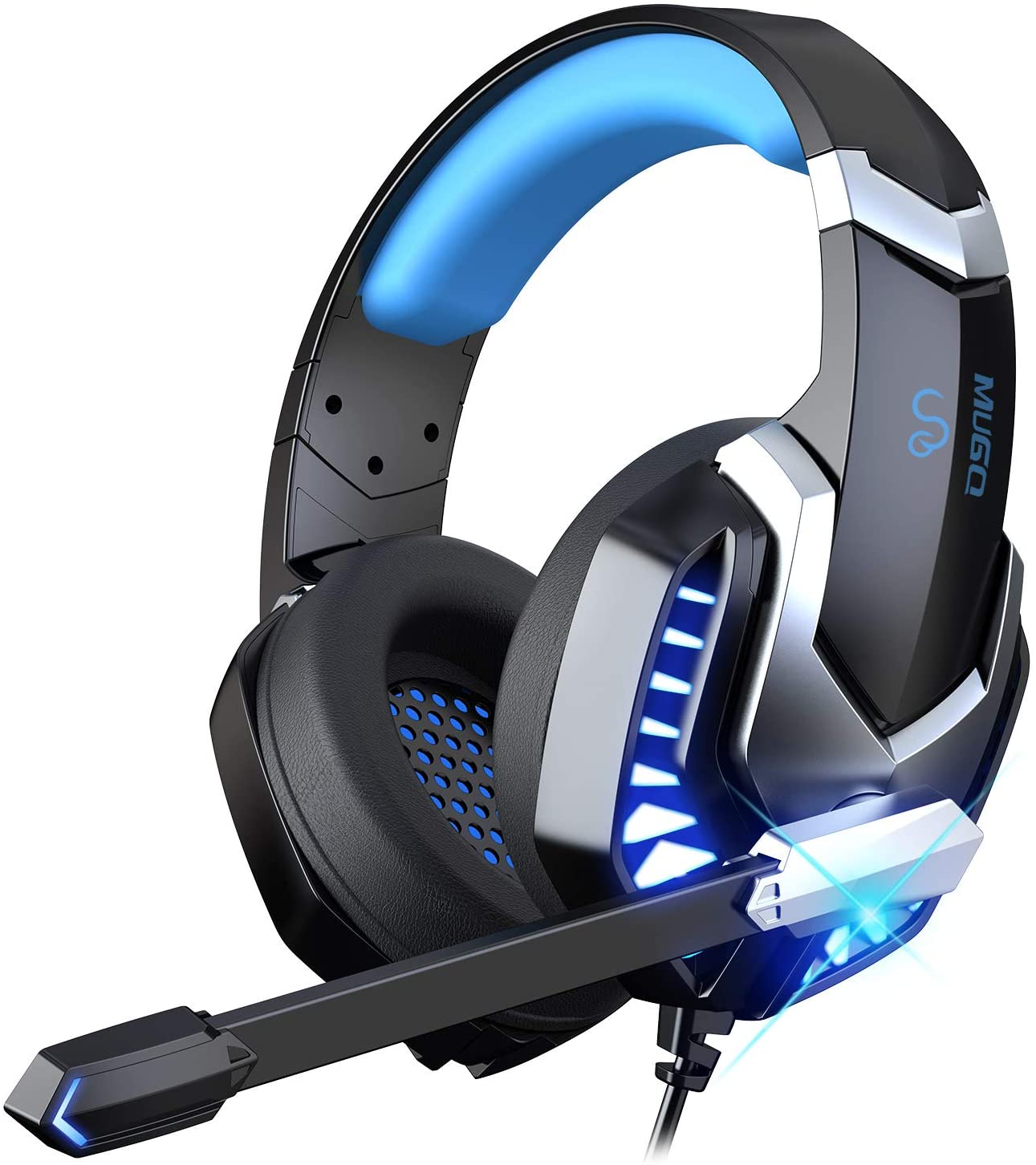  iporachx Gaming Headset mit Mikrofon (für PS4 PS5 PC Xbox One Switch,)
