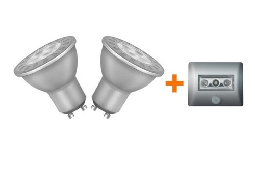 2x Osram LED Lampen inkl. Nightlux Bewegungsmelder für 17,89€