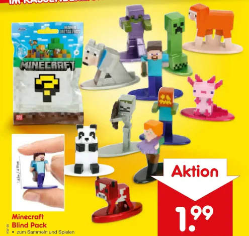 Netto MD: Minecraft Blind Pack für nur 1,99 € (ab 28.09.)