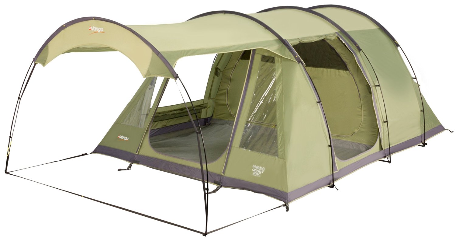 Vango Zelt Odyssey 500SC Sonnendach mit Epsom-Grün, 5 Personen für 60,13€