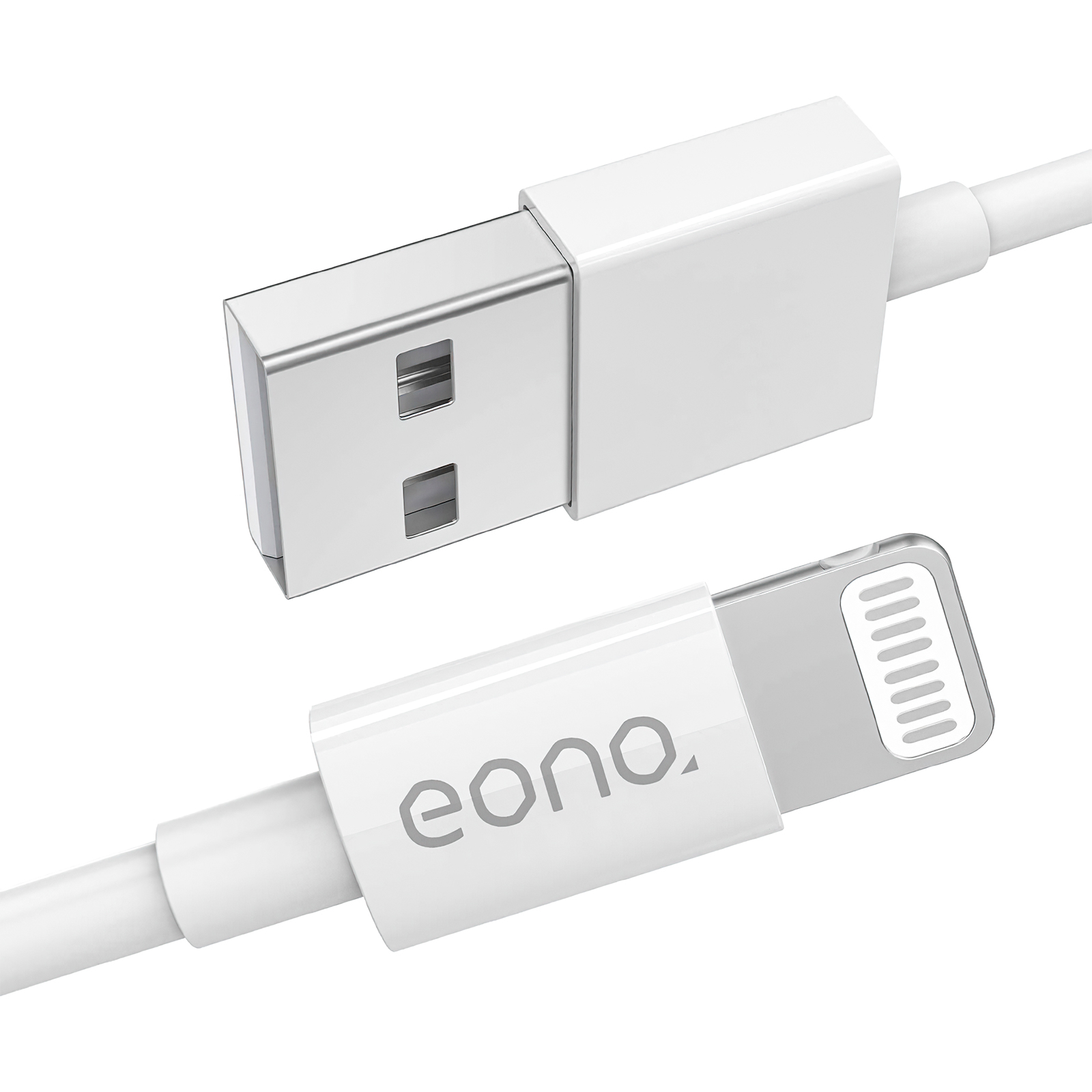 Amazon Brand – Eono iPhone Ladekabel Lightning Kabel [Apple MFi Zertifiziert] Schnell USB iPhone Kabel- 1m Weiß