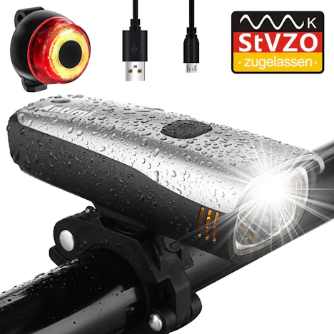 LED Fahrrad-Licht Set von Antimi