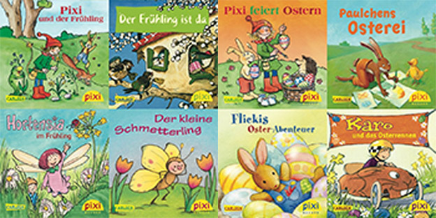 8er Bundle Pixi-Bücher für 1€ - Kinderbücher rund um Ostern
