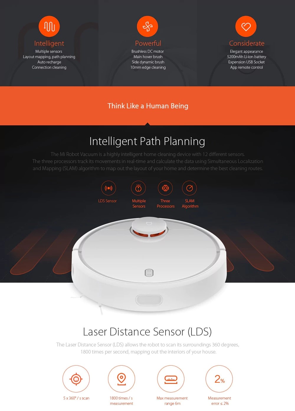 Original Xiaomi Mi Robot Vacuum Cleaner 