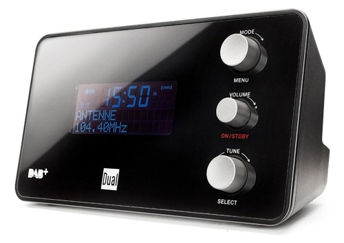 Dual DAB+ Radio DAB CR 25 Radiowecker in schwarz für 46,12€