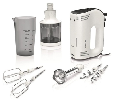 Philips HR1578/00 - 750 W Handmixer in weiß für 66€ 