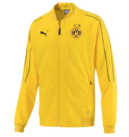 Puma BVB Leisure für 18€ - Herren Trainings-Jacket mit Eingrifftaschen