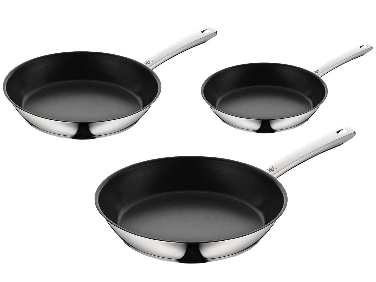 WMF Nordic Profi Bratpfannenset für 66€ - 3 Bratpfannen mit 20, 24, 28cm Durchmesser