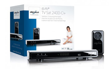 devolo dLAN TV Sat 2400-CI+ für 144€ - Satellitenfernsehen