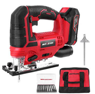 Stichsäge, Meterk 20V Li-ion Akku Stichsäge