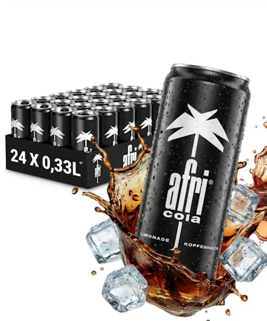 afri Cola-Drink 24x330 ml Dosen koffeinhaltig für 13,36€(statt 20,40€)