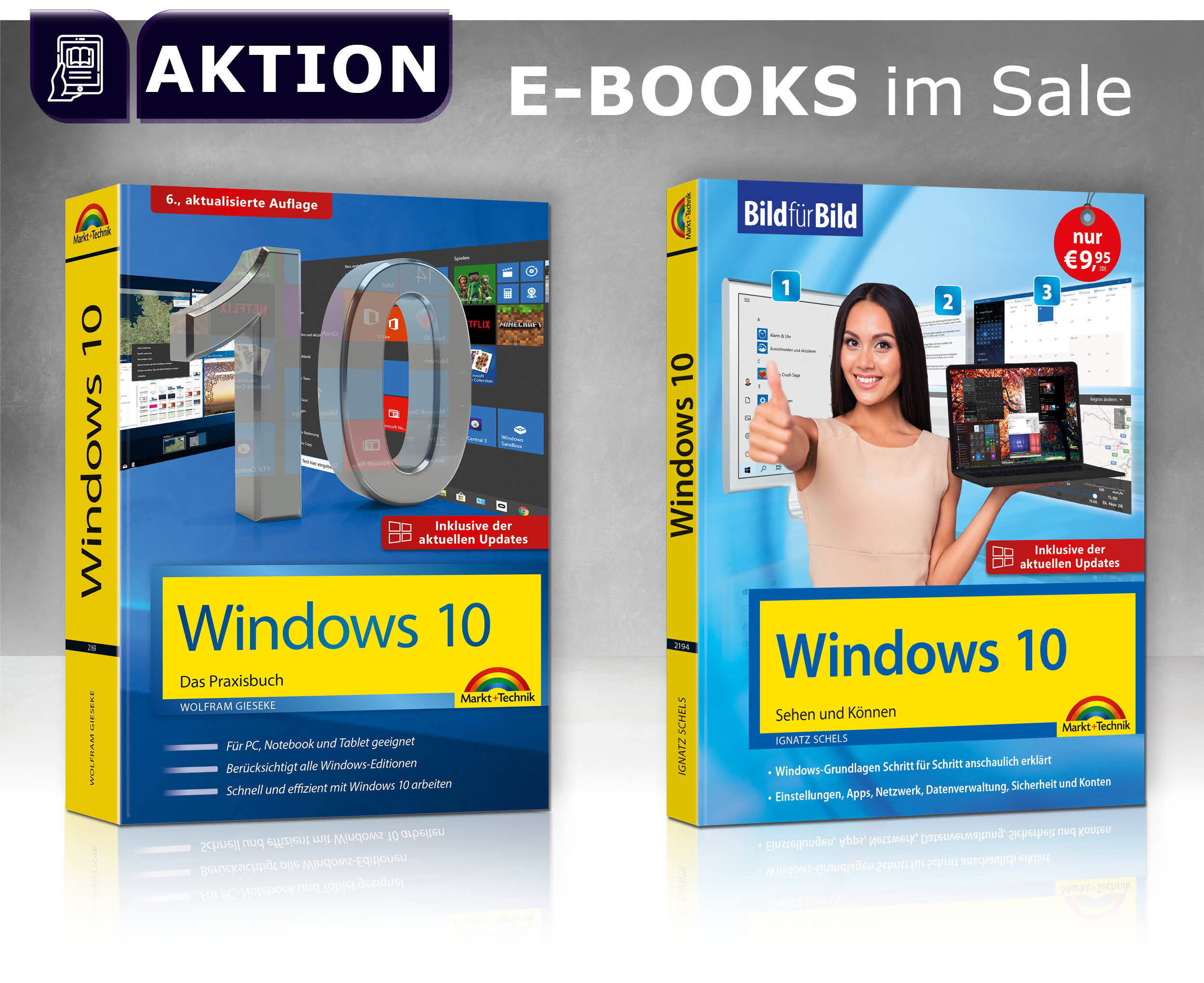 Zwei Windows E-Books im Sale für n 5er