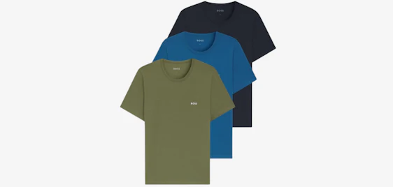 Perfektes Basic für eure Garderobe! 👕 3er-Pack BOSS 3p Classic Underwear T-Shirts für 23€ 🩲