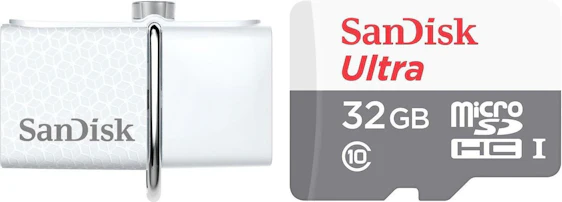 SanDisk Ultra Dual sowie Sandisk Ultra für je 8€ – 32 GB Dual-USB-Stick bzw. MicroSD-Karte