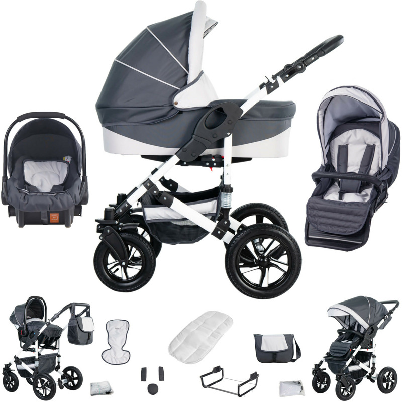 35% Rabatt auf Friedrich Hugo Hamburg 3 in 1 grey/white