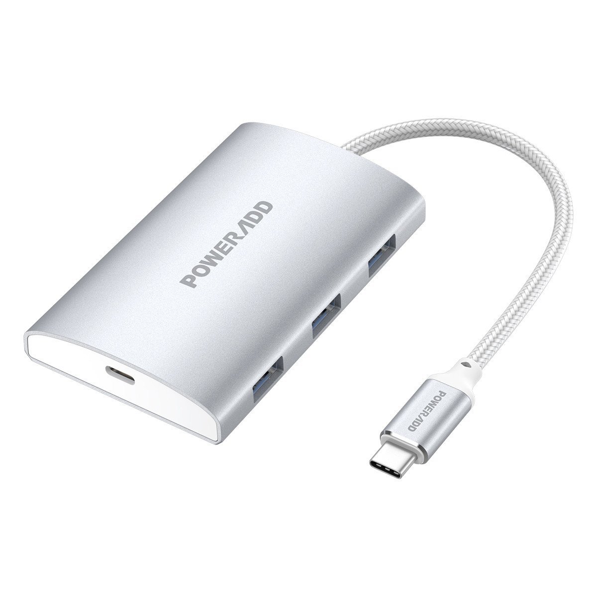POWERADD USB 3.0 Type-C Charging Hub, Typ C auf 3 Port USB 3.0 Hub Adapter 