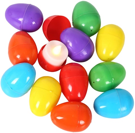 Coniya 12 STÜCKE LED-Ostereier Warmes Gelb