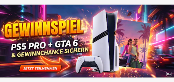 3-fache Chance auf PS5 Pro + GTA 6! 🚀 Schnäppchenfuchs haut’s raus