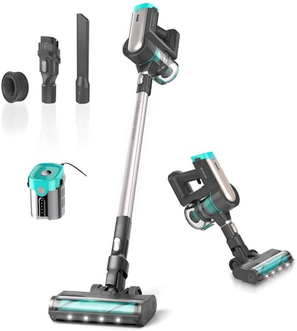 Womow Akku Staubsauger, 2 in 1 Handstaubsauger