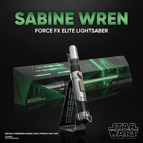 Hasbro Star Wars Force FX Elite Lichtschwert (von Sabine Wren) für 98,90€ statt 124,98€