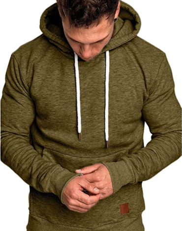 70% Rabatt auf Herren Kapuzenpullover mit hoch abschließendem Kragen in 17 Farben