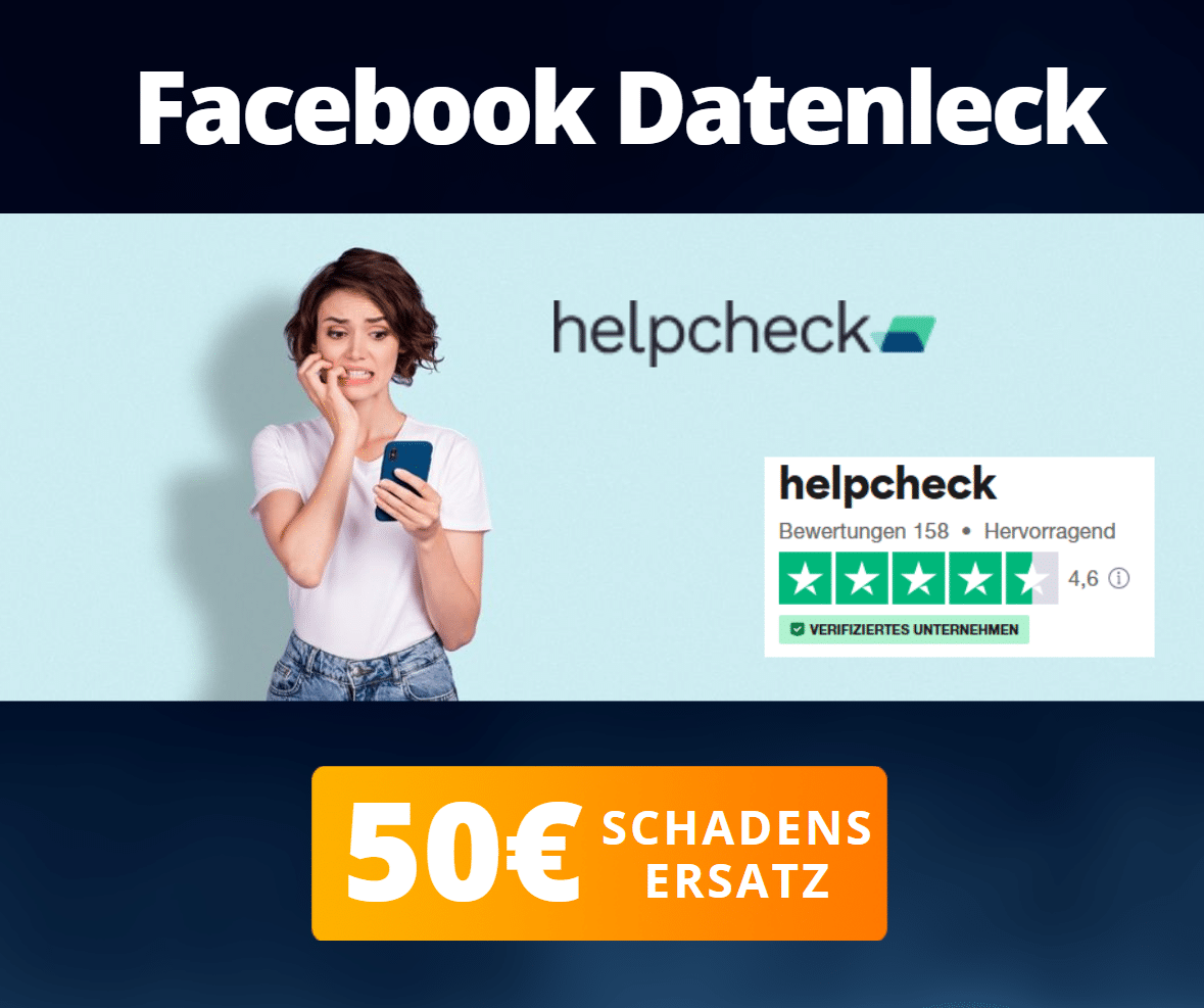 Endet bald 🕵️‍♂️ 50€ Entschädigung für Facebook-Datenleck: Jetzt Sammelklage anschließen