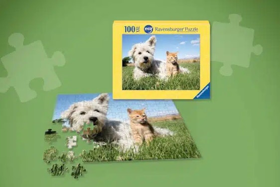 Ravensburger: Kauft 2 Kinder-Puzzles und erhaltet ein ganz persönliches Fotopuzzle gratis