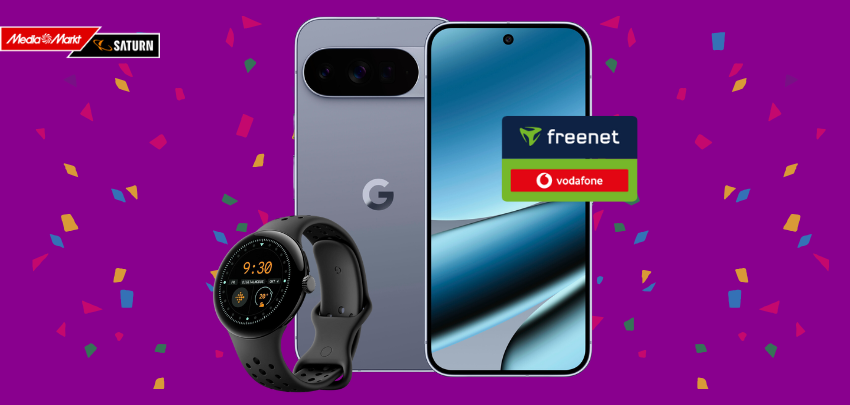 GRATIS + 264€ ERSPARNIS 🤯🤙 Google Pixel 10 Pro XL + Pixel Watch 3 » im 30GB Vodafone-Tarif