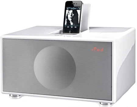 Geneva Lab Sound System M für 329€ - Sound-Dock in 4 Farben für iGeräte