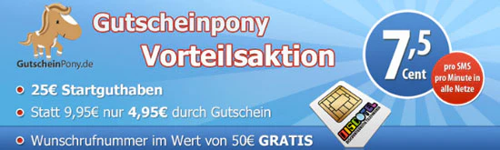 discoTEL Prepaid-Tarif für 4,95€ + VIP-Wunschrufnummer geschenkt (Update)