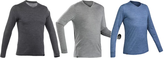 Decathlon Merino-Langarmshirt Travel 500 ab 14€ - Reise-Longsleeve in 3 Farben