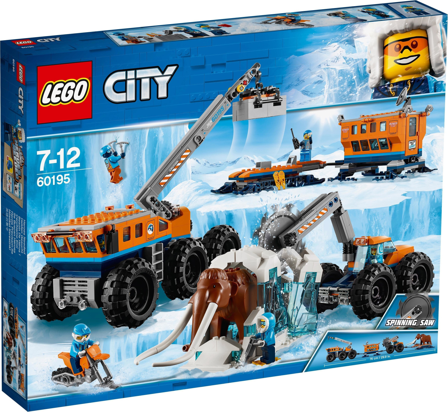 Lego City 60195 für 59€ - Mobile Arktis-Forschungsstation mit 786 Teile