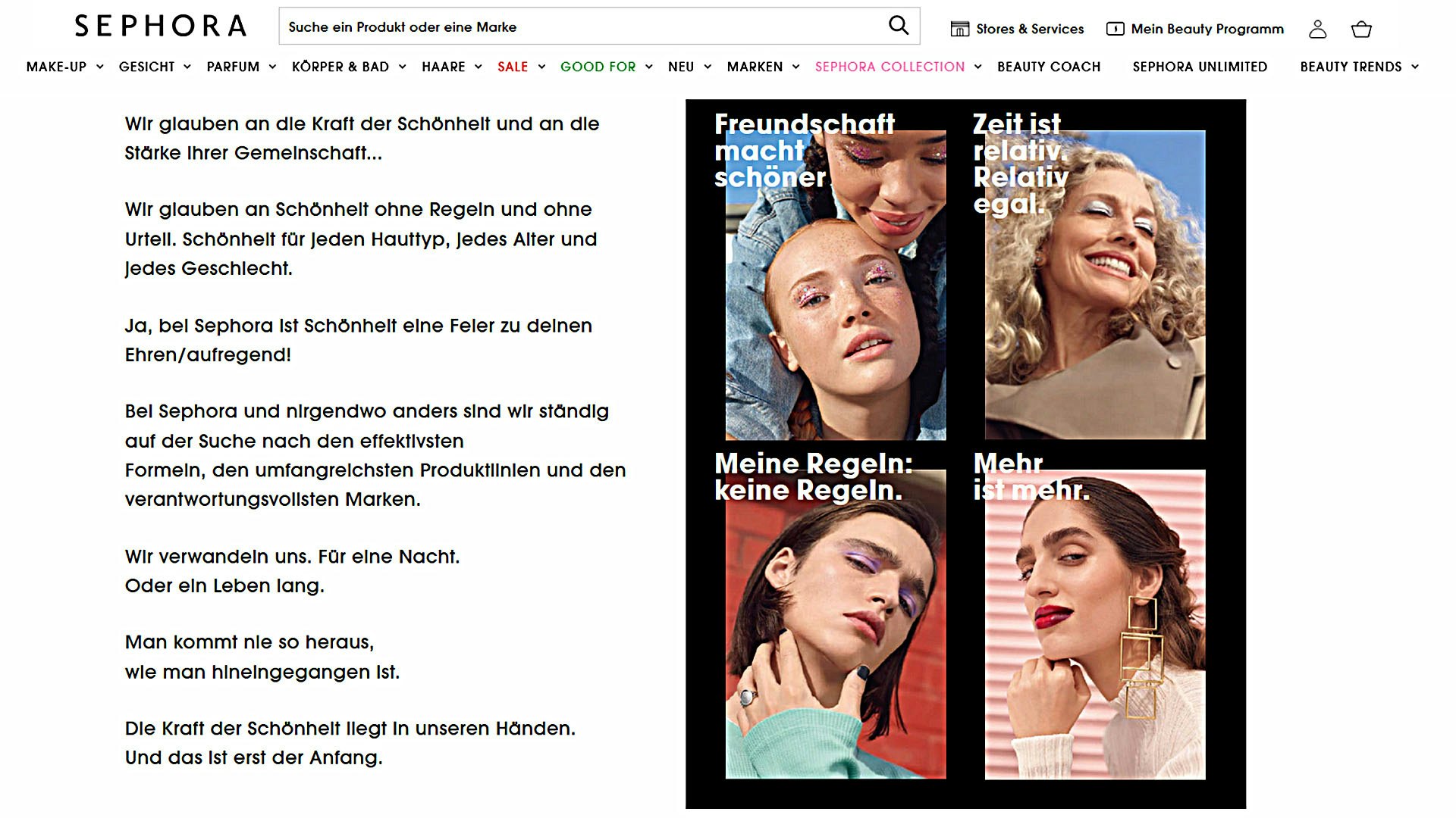 Sephora Motti Schönheit