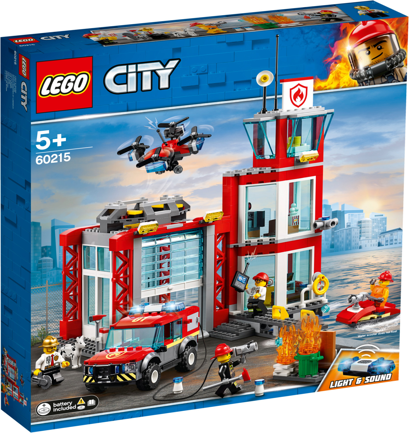 LEGO City - Feuerwehr Station (60215) für nur 29,69€ statt 41,88€