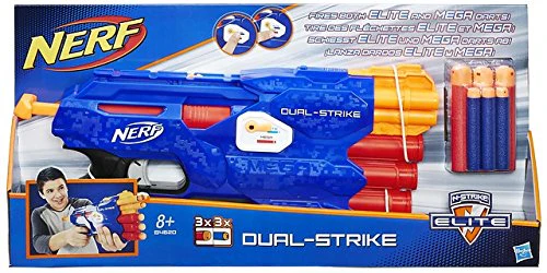 Dart Blaster Nerf Elite Dual Strike für 11,99 EUR