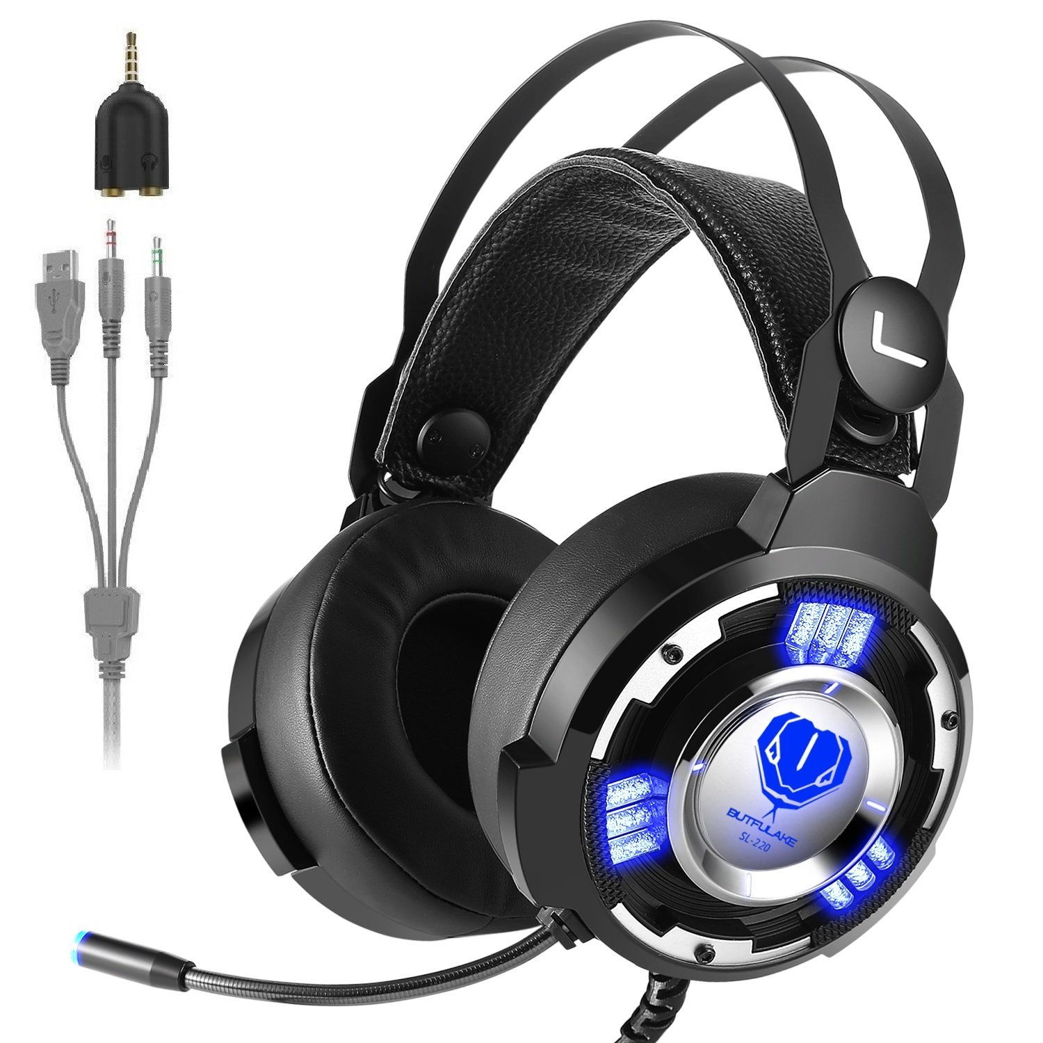 Gaming Headset für PC, PS4 und XBox One mit RGB-LED