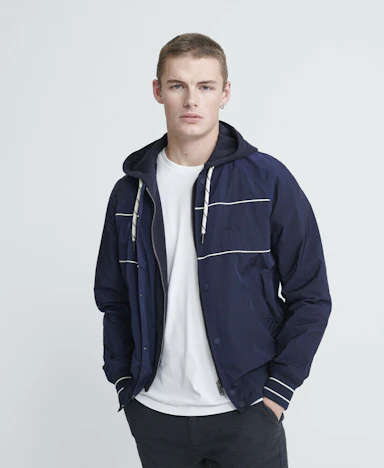 Superdry Herren Summer House Bomberjacke Mit Kapuze