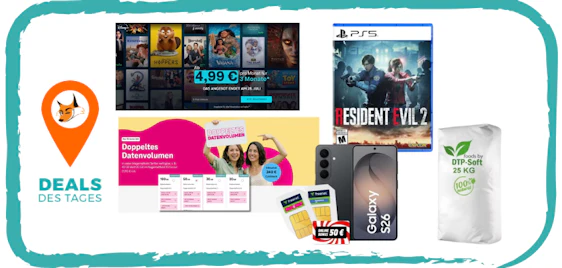Deals des Tages ✔️ Top 5 Highlights: Angebote & Schnäppchen 🦊