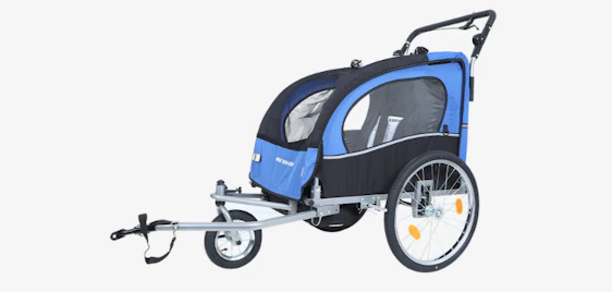 Flexibler Allrounder! 🚲 Øvre Eidfjord Alpström 2-in-1 Fahrradanhänger für 90€