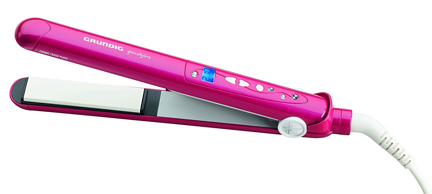 Amazon - Grundig HS 5732 Hair Styler (Straight und Curls), pink 14,69 Euro