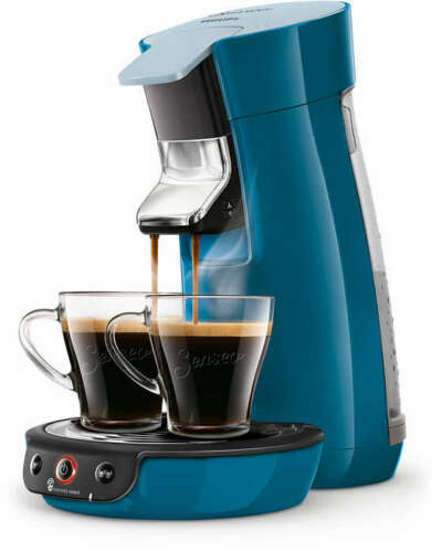 Philips Senseo Viva Café HD6563/70 für 50€ - Kaffeepadmaschine in Blau