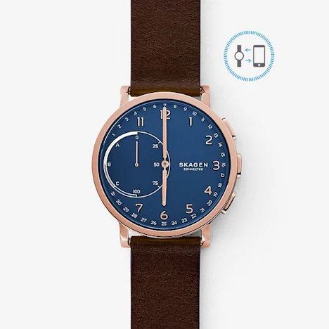 GENERALÜBERHOLT Hagen Connected Hybrid Smartwatch - Leder