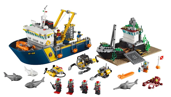 Lego Tiefsee-Expeditionsschiff ab 50€ – umfangreiches Lego-Spielset