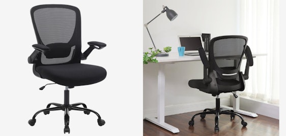 Tiefpreis! Songmics Bürostuhl für 49€ - ergonomisch einstellbar, mit klappbaren Armlehnen