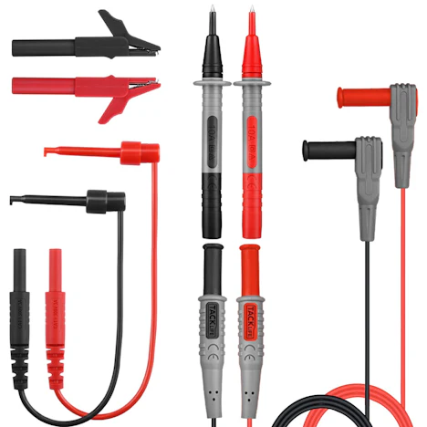 Messleitungen für Multimeter Zubehör Set, Inkl. Krokodilklemmen