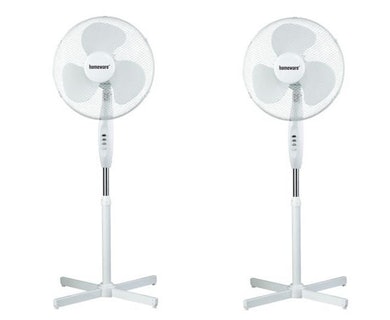 Homeware Standventilator im Doppelpack für 24€ - oszillierend, 3 Laufgeschwindigkeiten, 50 Watt