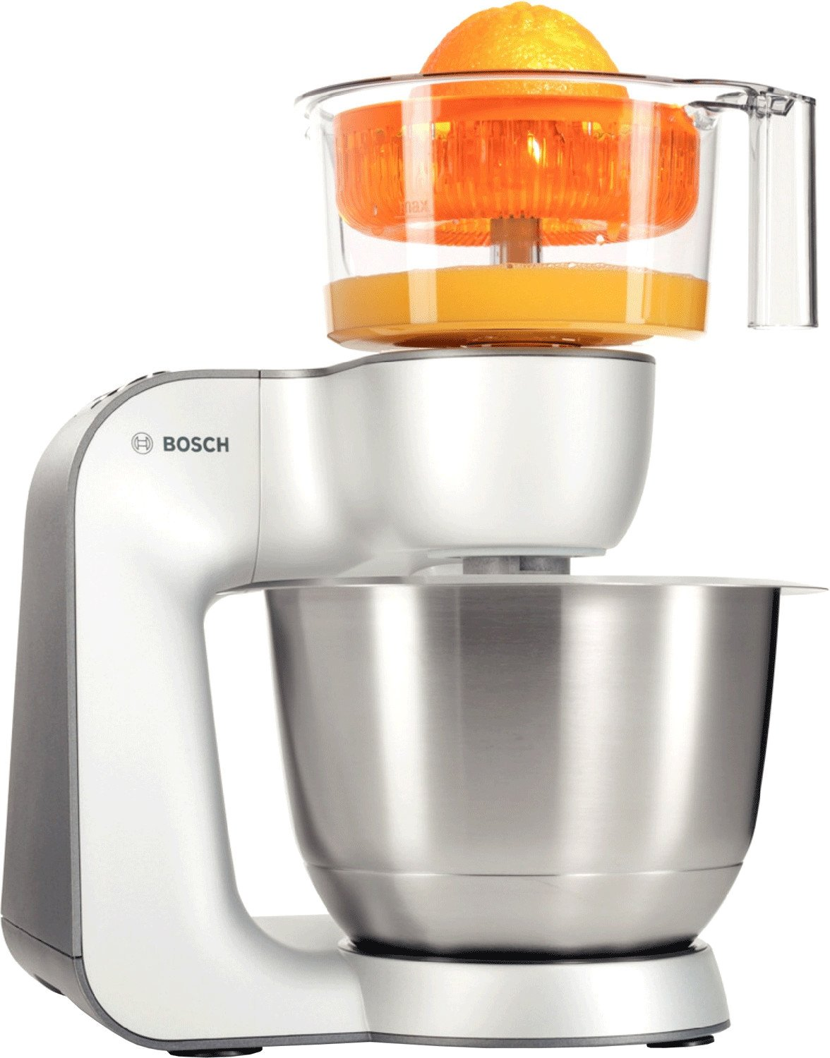 Bosch MUM54251 für 179€ - 900 Watt Multifunktions-Küchenmaschine mit Fleischwolf, Zitruspresse, Würfelschneider, etc.