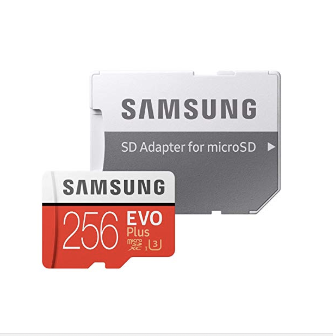 Samsung Micro SDXC 256GB Class 10 EVO Plus U3 Speicherkarte (inkl. SD Adapter, bis zu 100MB/s) für 66€ (Amazon)