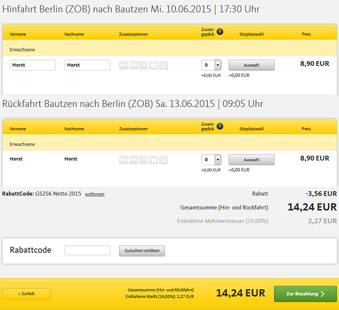 Busfahrten mit dem Postbus auf den neuen Strecken ab 7,12€ durch 20% Gutschein