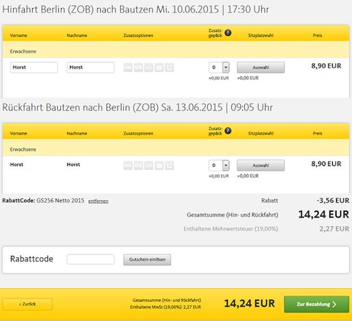 Busfahrten mit dem Postbus auf den neuen Strecken ab 7,12€ durch 20% Gutschein